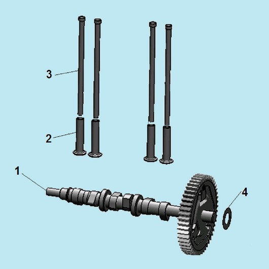Распредвал Champion DG10000E3